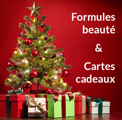 Formules beauté et cartes-cadeaux de Noël